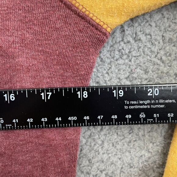 Where I'm From Pullover Men S Burgundy Yellow The Land Sweatshirt - Picture 8 of 9